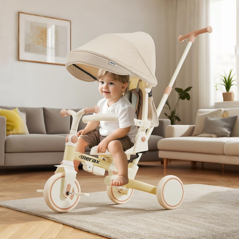 7 in 1 Baby Tricycle Stroller for Toddlers Ages 1Y-6Y