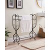 KB Designs - Freestanding Metal 3 Tier Towel Rack Stand