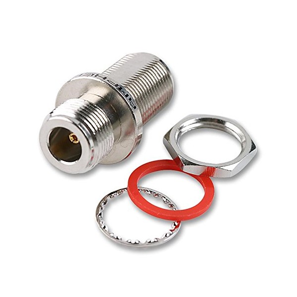 Adaptor, N Jack-Jack, Bulkhead | RF COAXIAL, RF Coax, COAXIAL