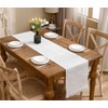 LUOYEHK Boho Table Runner with Fringe - 12x36 Inch Farmhouse