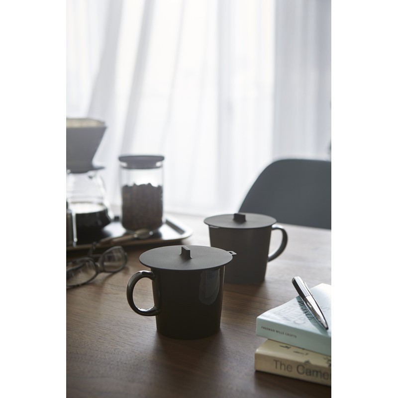 Yamazaki Industries 2862 Cup Cover, Tower, Black