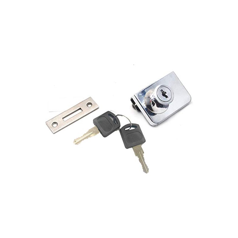 2Pcs Glass Cabinet Lock for IKEA with 2 Keys Glass