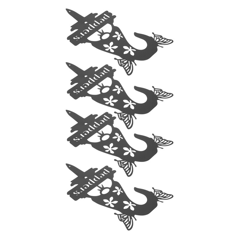 4pcs Gnome Plant Markers Rustproof Metal Plant Labels Fruits Vegetable
