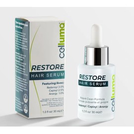 Restore Hair Serum | 7%+ Active Blend with Redensyl (3%), Capixyl (2.5%) and Anargy (1%), Vitamins B3, B5, B7 - Use with Red Light Therapy Or Alone Daily