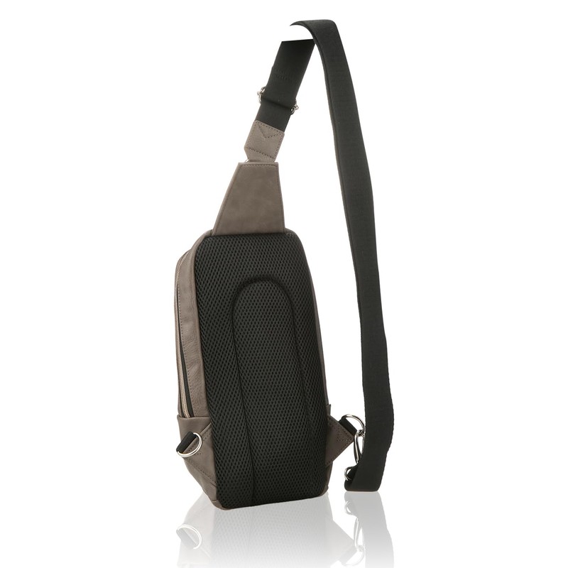 Prosperity PSAA-20-oak PSAA-20 Men's Simple Body Bag, One Shoulder Bag,