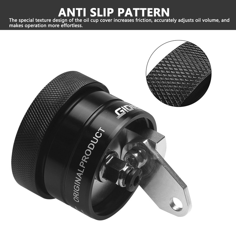 GIDIBII Universal Motorcycle Chain Oiler Lubricator Oiler Auto Hand Control