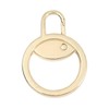1pcs Gold Zipper Pull Replacement, Detachable Metal Zipper Puller Zip