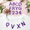 Jongdari 55pcs Iron On Letters Patches for Clothing, 1.5" Embroidery