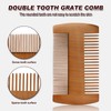 Beard Brush Comb Set for Men, Wooden Boar Bristle Hair