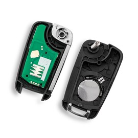 433 MHz 2-Button Remote Key Shell for Opel Vauxhall Insignia Astra J Adam Meriva Zafira Mokka Cascade Viva with ID46 Chip Key Ring