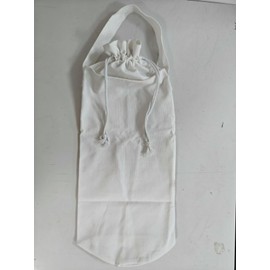 iTRUSOU White Canvas Cylindrical Storage Bag for Electric Warming Tray