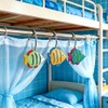 Fish-Shaped Shower Curtain Hooks 12-Pack, Underwater-Themed Bathroom Decor