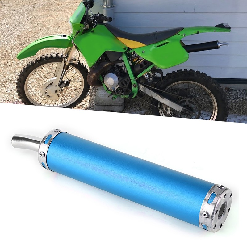 Stainless Steel Exhaust Muffler Silencer 20mm/0.8in Modified Parts for 2