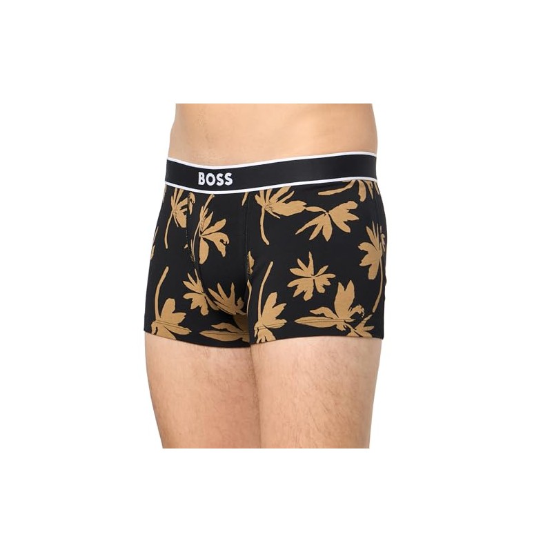 BOSS Bold Logo Patterned Trunk, Carmel Palm Leaf, M
