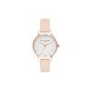 Olivia Burton Analogue Quartz Watch for Women with Blush Leather