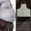LOLOMLO Oversize Canvas Cotton Apron, Extra Large Aprons with Long