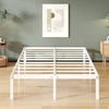 Upcanso 16 Inch White King Bed Frame Heavy Duty Metal