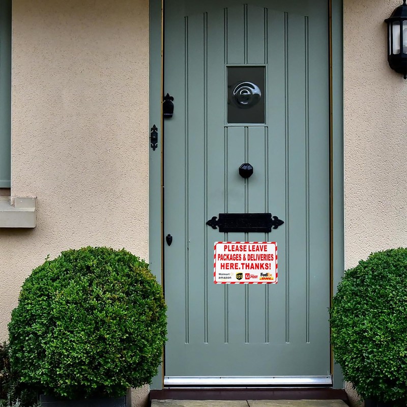 Nicekeep Package Delivery Sign for Outdoor Use - Please Leave