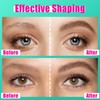 bayfree Thickening Eyebrow,Waterproof Tinted Brow Glue Eyebrow Gel,Wearable Eyebrow Glue