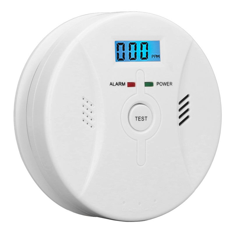Smoke Detector Strong Sensitivity Fire Alarm Intelligent Detection LCD Display