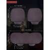 YUNZLAN Universal Leather Car Seat Cover/Protector, Front/Rear car Cushion Car
