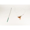 Catisfy Interactive Cat Toy - Retractable Wand with 4 Feather