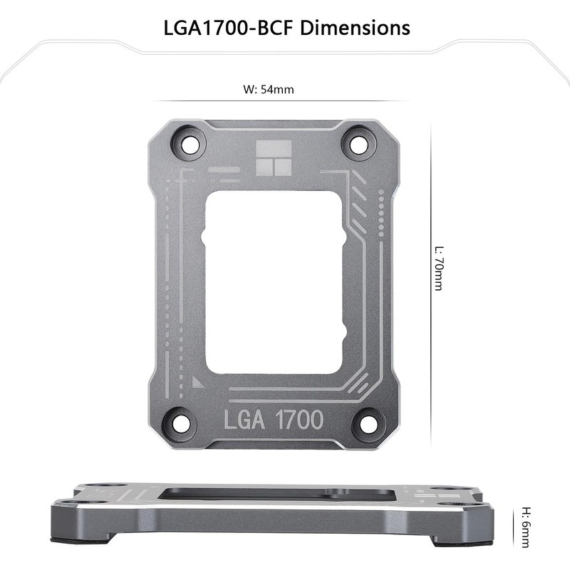 Thermalright Intel12th 13th Generation LGA1700 Anti-Bending Buckle,Curved Pressure Plate,CPU Fixing