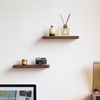 Solid Wood Floating Shelves for Room Wall, 15.7in Wooden Wall