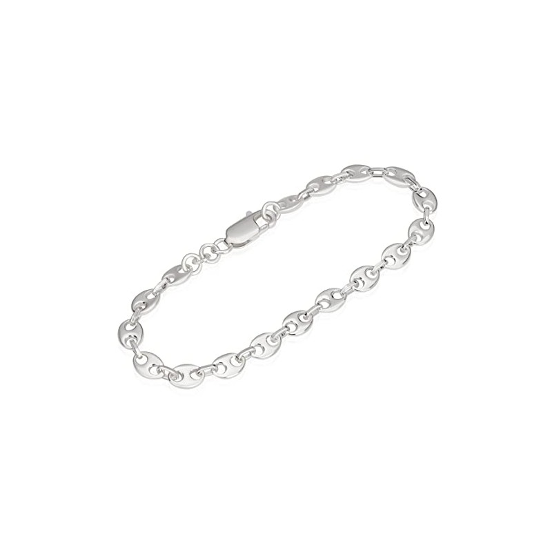 NKlaus Silver 18 cm 925 Sterling Silver Coffee Bean Men's