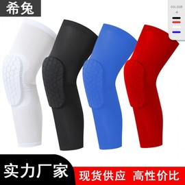 Pro Sports Running Knee Brace: Honeycomb, Breathable, Thin, Anti-Collision, Anti-Slip Patella L/Red 10ea