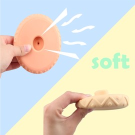 Miawow 8 Pcs Stacking Rings Soft Toys for Babies Newborn 0 3 4 5 6 12 18 Months 1 Year Old Girls Boys - Toddler Sensory Educational Montessori Baby Blocks - Infant Development Teething Learning Tower