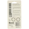 Starrett BE-1 Acrylic Circular Bullseye Level with Flange, 1.180" Diameter,