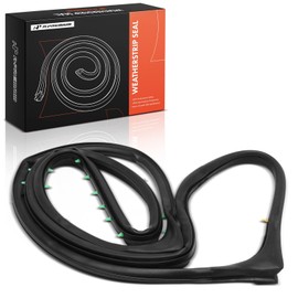 A-Premium Rear Passenger Car Door Weather Stripping Seal Strip Compatible with Ford E-350 Super Duty 1999-2014, E-150 Econoline Club Wagon 1992-2002, E-250 Econoline 1992-2002