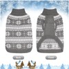 KOOLTAIL Cable Knit Dog Sweater Turtleneck, Cold Weather Pullover Classic