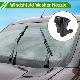 HOPESPANNER Kein. 85381AE020 Windschutzscheibenwaschdüse für Toyota Sienna 2004-2010 Schwarz Frontscheibenwaschdüsen Wischerdüse Spritzdüse Kunststoff 1 Satz