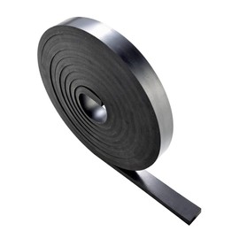 TEKDOE 3/8 Inch Thick Neoprene Rubber Strips and Heavy-Duty Solid Rubber Rolls, Sheet for DIY Gasket, Warehouse, Pads, Seals, Weather Stripping, Flooring (1 Inch Wide, 12 Feet Long)