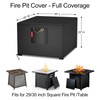 QH.HOME [2026 Upgraded 900D Fabric] Fire Pit Cover for Fire