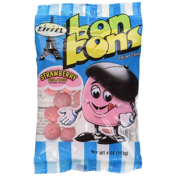 Bon Bons - Strawberry (Eiffel), 4 oz bag, 12 count