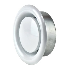 Steinberg14 Round 125 mm Disc Valve Exhaust Air Anemostat Metal
