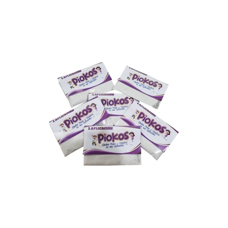 Tratamiento Pak C/4 Sobres Para Eliminar Piojos Y Liendres