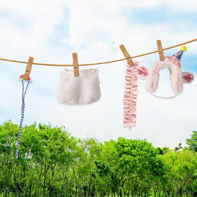 Lyreh Doll Clothes, Beautiful Polyester Plush Doll Outfits Jumpsuit Sheep