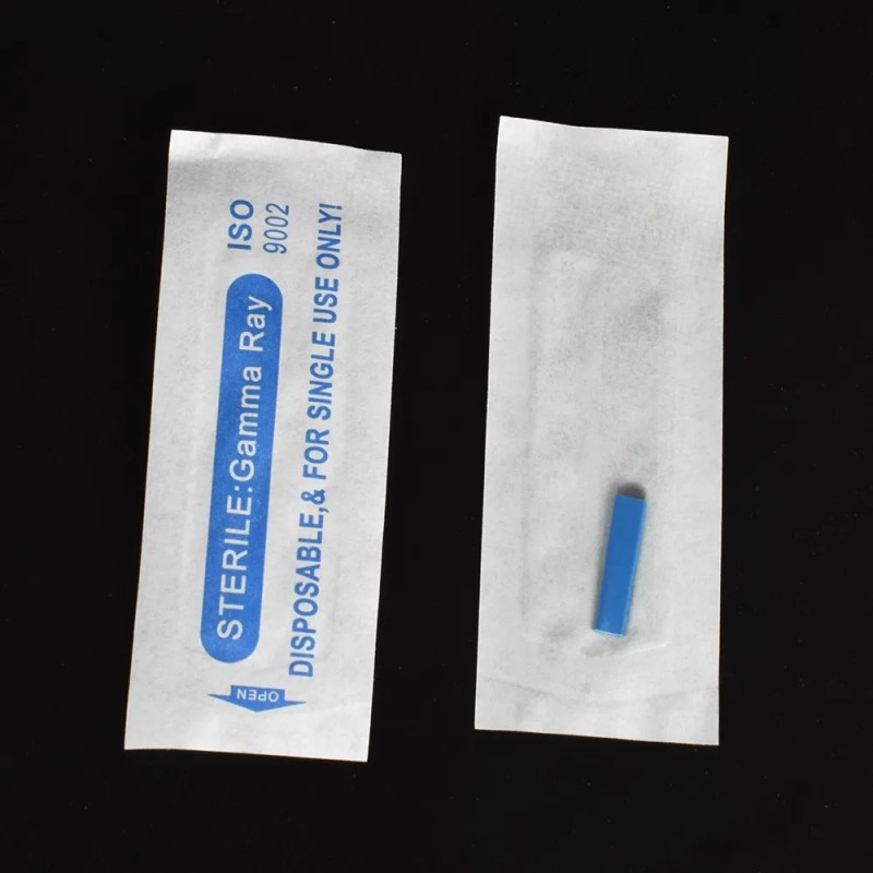 100pcs U18 Agujas Navajas Microblading Pin Gato+ 2 Depilador Color