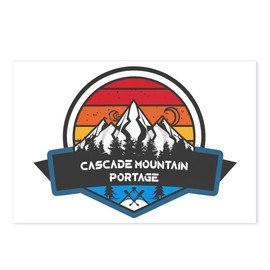 CafePress Cascade Mountain Portage Wisconsin Postcards (Package of 8), 6"x4" Printed Note Card