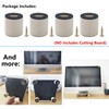 ANFU Cutting Board Feet, Cutting Board Legs Risers, Self Adhesive