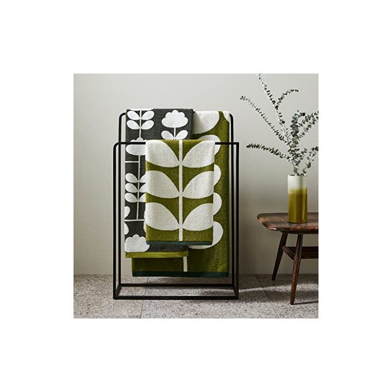 Orla Kiely 100% Cotton Bath Towel with Handle 50cm x