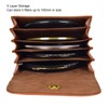 Lens Filter Case, 5 Layers Lens Filter Pouch PU Leather