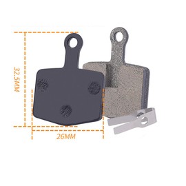 HOUSON Brake Pads for E-Bike Disc Brakes | Copper-Kevlar Hybrid | 26x20mm (32.5mm Ear) | For All Bicycle Calipers |