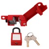Circuit Breaker Lock Set Aluminum Alloy Anti Corrosion Electrical Safety