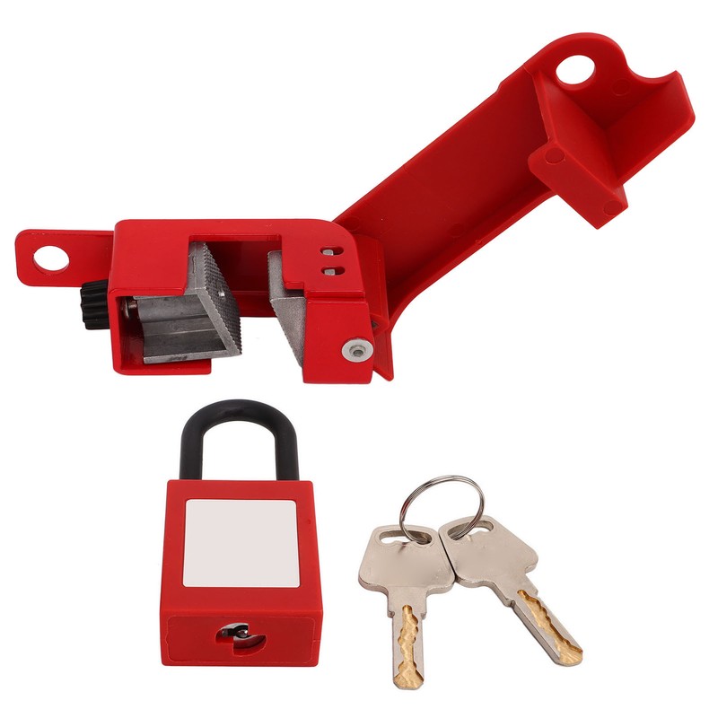Circuit Breaker Lock Set Aluminum Alloy Anti Corrosion Electrical Safety