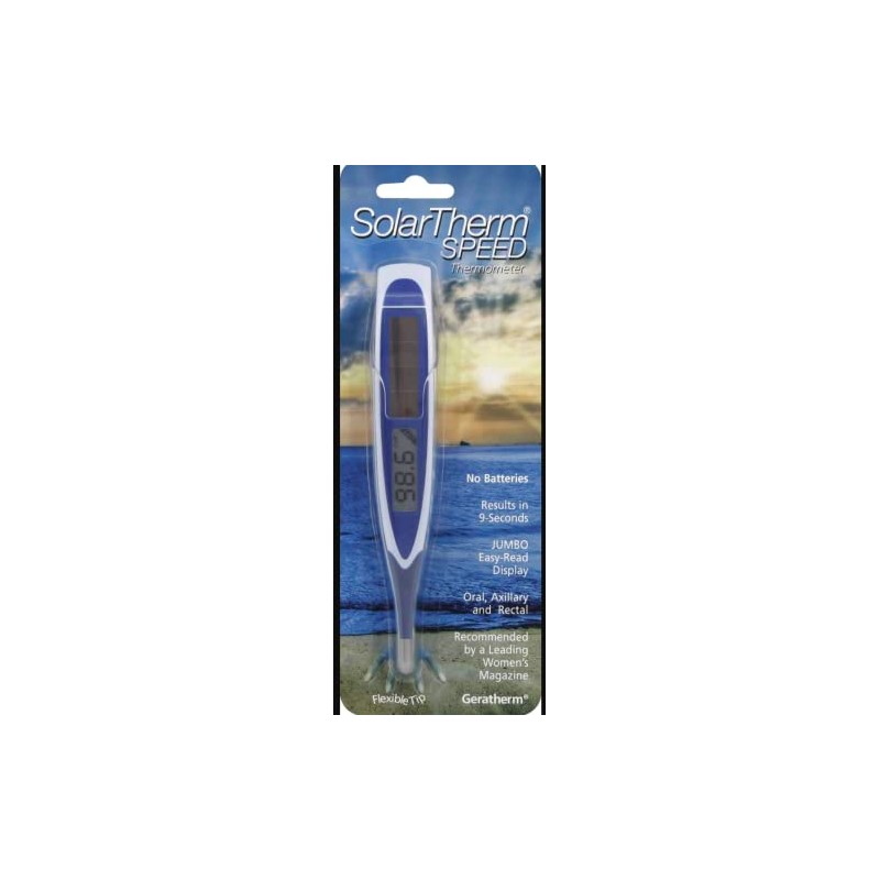 SolarTherm Speed Solar Powered Digital Thermometer